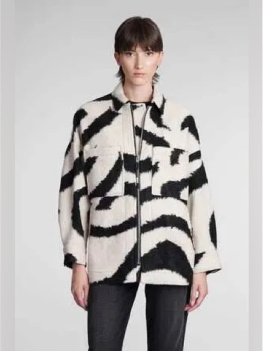Maison d’Amelie Overaized Shirt Jacket fall Winter Shacket size Medium Women’s
